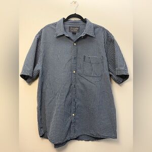 Abercrombie & Fitch Navy Plaid Casual Shirt